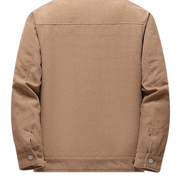 Brown Mens Teddy Lined Jacket - Picture 3 of 6